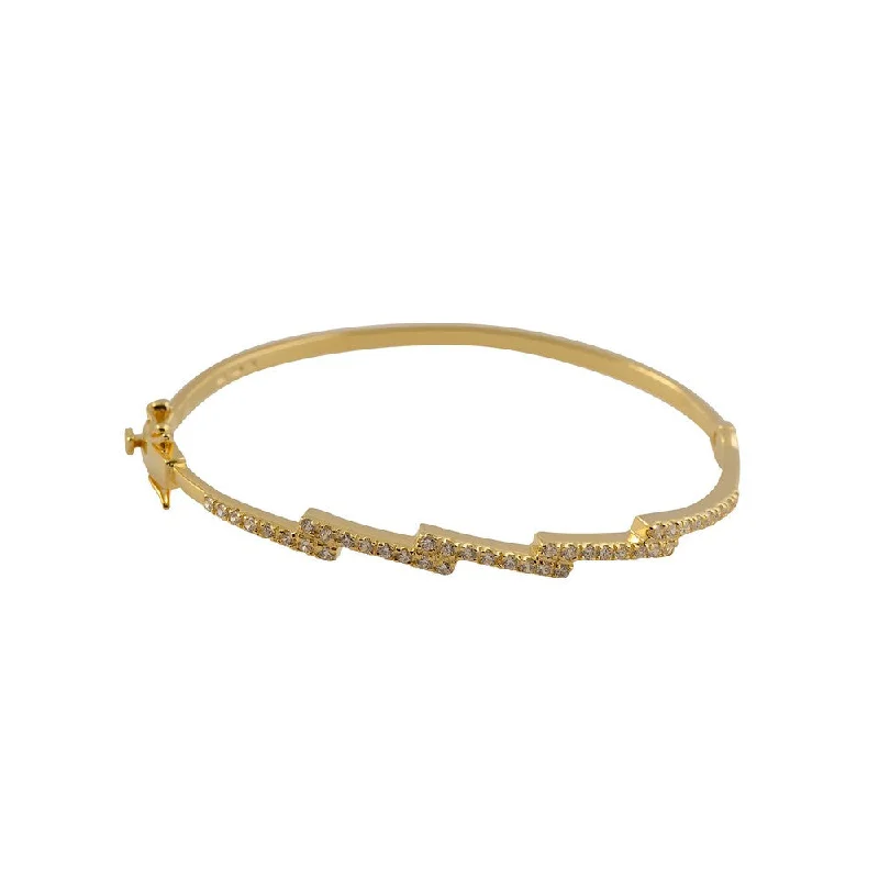 Timeless Beauty, Unbeatable Deals – Jewelry Sale On Marguerite Pave Bangle Bracelet