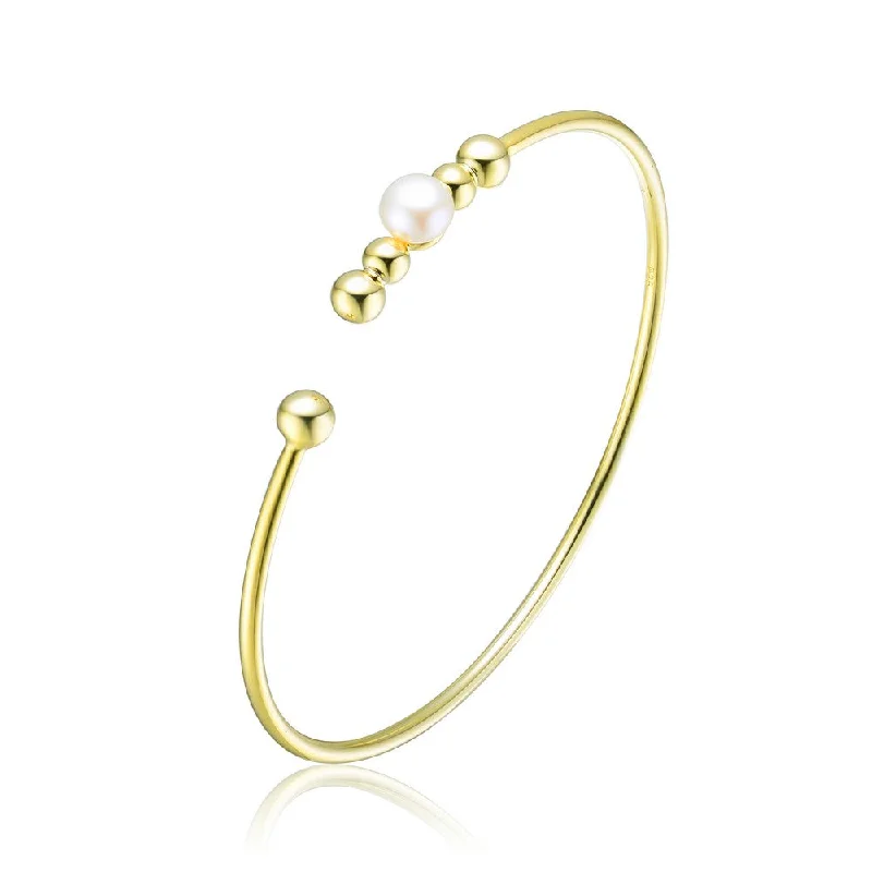 Luxury Meets Affordability – Jewelry Sale Live Now Delphine Pearl Golden Shpere Bracelet 