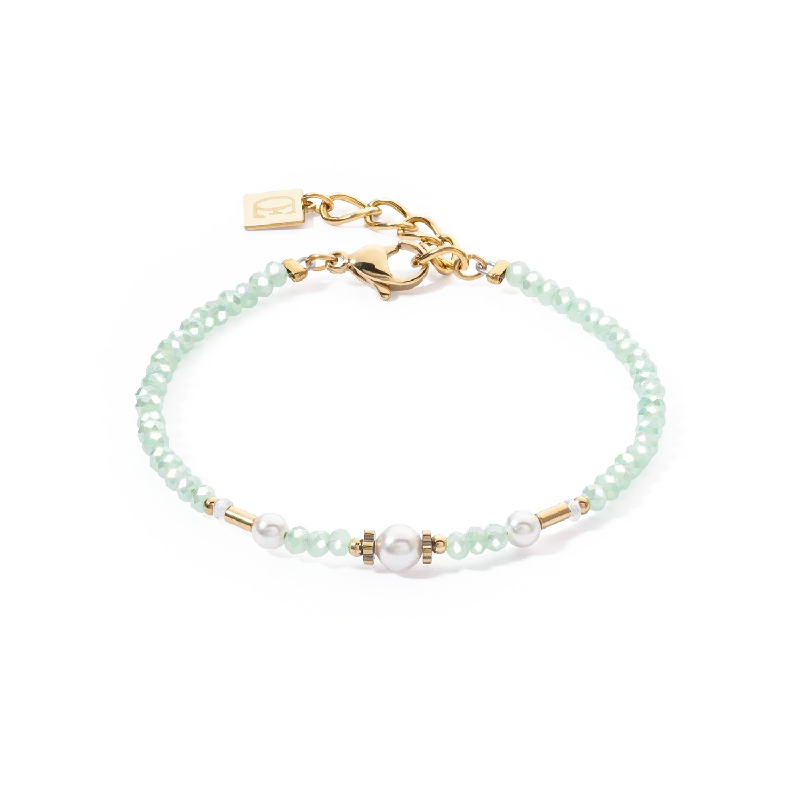 The Perfect Jewelry Piece At The Perfect Discount Bracelet Little Twinkle Pearl Mix light green