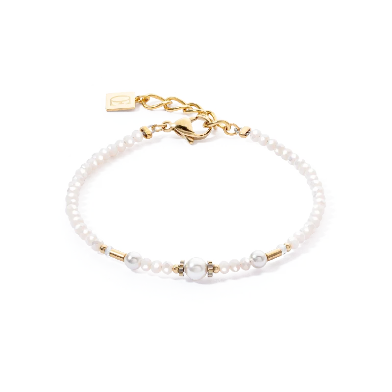 Classic And Modern Jewelry Styles On Sale Bracelet Little Twinkle Pearl Mix white