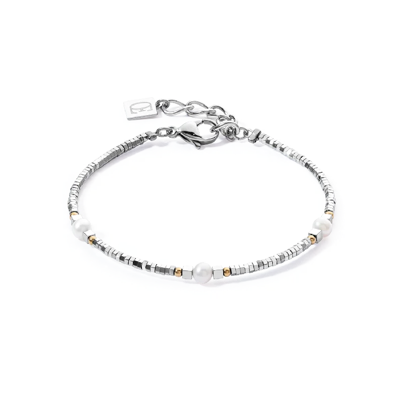 High-End Sparkle, Low-End Prices – Jewelry Sale Live Bracelet Orbit freshwater pearl silver