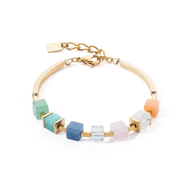 Affordable Elegance – Special Jewelry Sale Now Live Bracelet Precious Statement Cubes multicolour-gentle