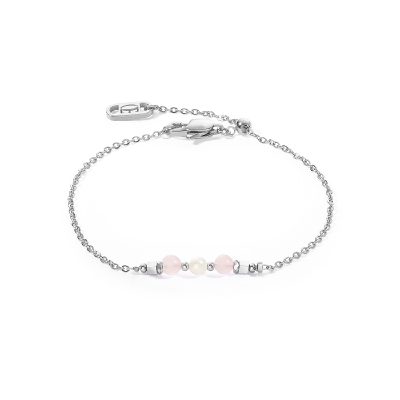 Timeless Elegance At Unbelievable Discounts Bracelet Princess Pearls silver-pink