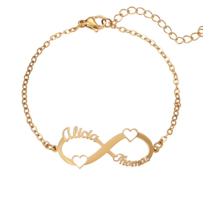 Stunning Jewelry Pieces At The Lowest Prices Ever Double Heart Infinity Bracelet