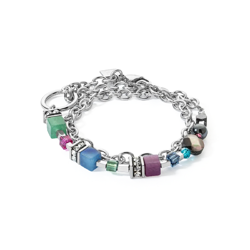 Shop Handcrafted Jewelry At Special Promotional Rates GeoCUBE® Fusion bracelet Multicolour Gemstone