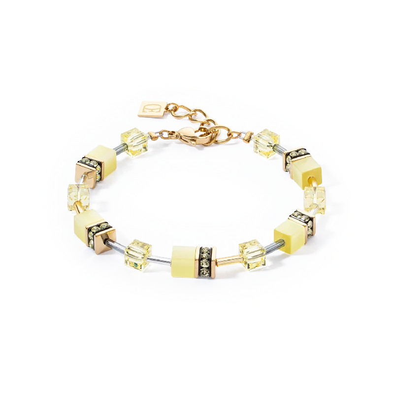 Best Jewelry Deals – Shop Premium Pieces At Great Prices GeoCUBE® Iconic Mono Gold bracelet yellow