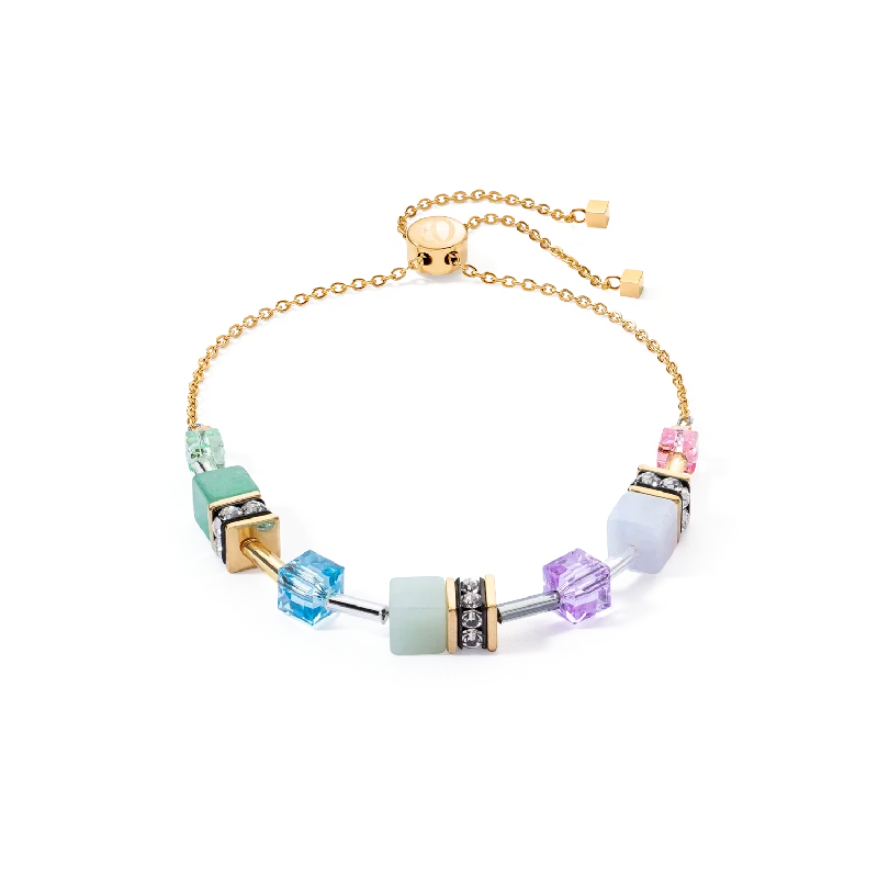 Get Ready To Sparkle – Special Jewelry Discounts GeoCUBE® Iconic Nature Chain bracelet pastel