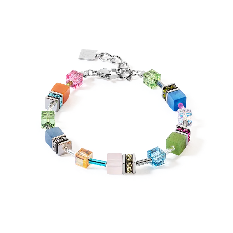 Stunning Statement Jewelry, Unbeatable Discounts GeoCUBE® Iconic Precious bracelet multicolour boho