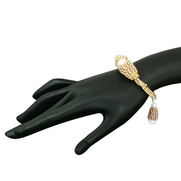 Limited-Stock Jewelry Sale – Once It's Gone, It's Gone Kriaa Gold Plated Austrian Stone Bracelet