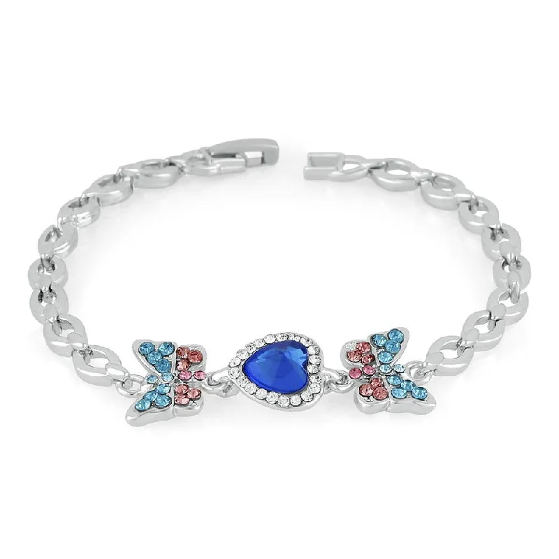 Unmissable Deals On Handmade Jewelry Collections Mahi Heart and Butterfly Bracelet