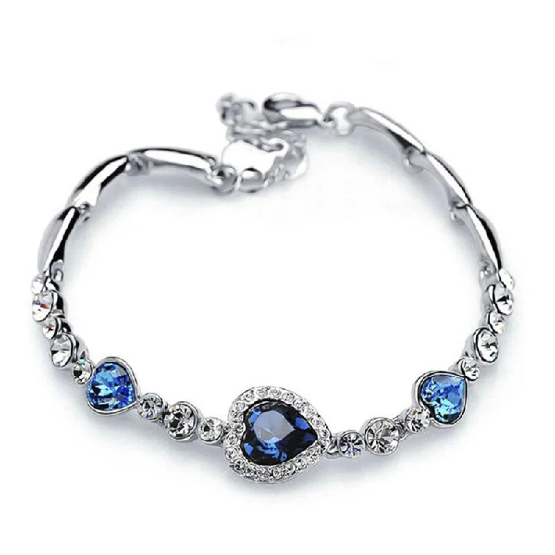 Your Perfect Accessory Now At The Best Price Mahi Magical Love Crystal Bracelet