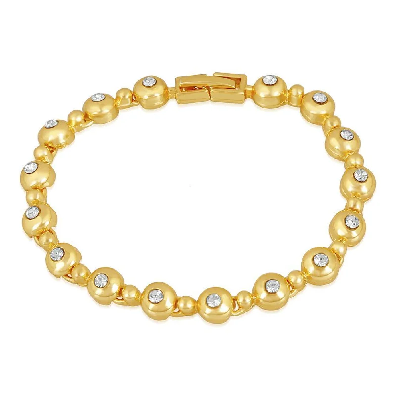 Accessorize For Less – Luxury Jewelry At Affordable Prices Mahi Mesmerising Designer Crystal Bracelet