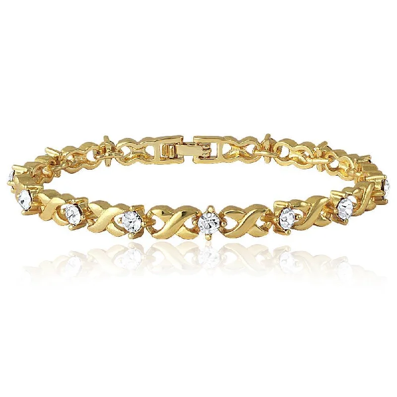 Best Jewelry Sale Prices – Limited-Time Offer Mahi Single Strand Bracelet With Crystal