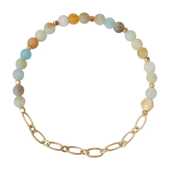 Big Savings On Your Favorite Jewelry Pieces Mini Stone & Chain Stacking Bracelet