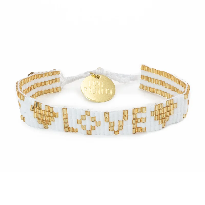 Don't Miss Out – Shop Elegant Jewelry For Less Seed Bead LOVE Bracelet