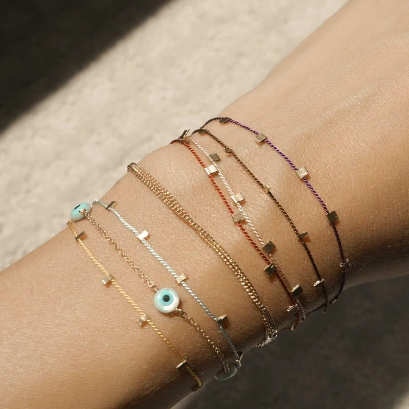 Exclusive Jewelry Sale – Limited-Time Discounts Silk Thread Stud Bracelet