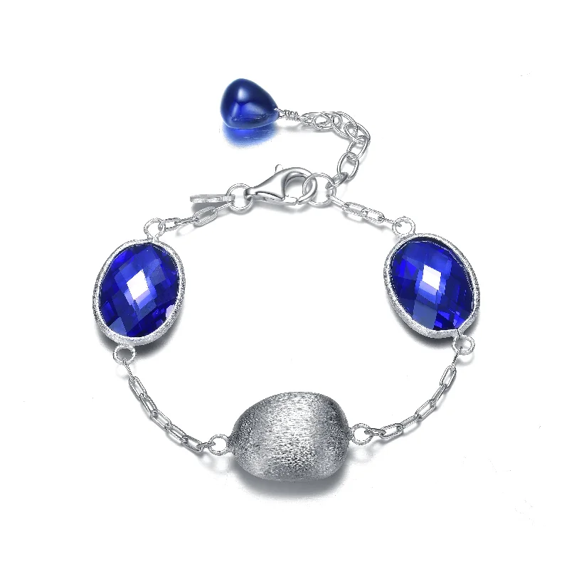 Gorgeous Jewelry, Limited-Time Savings Emma Blue Cubic Zirconia Bracelet