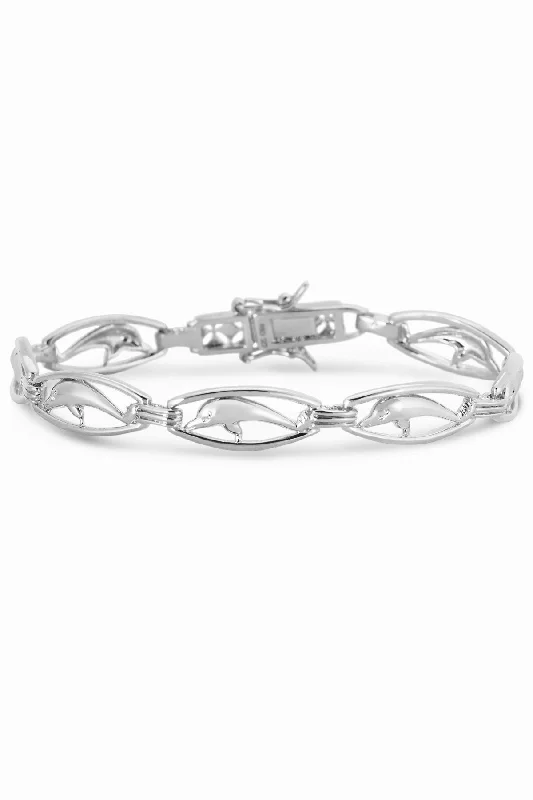 Buy More, Save More On Stunning Jewelry Designs Fabienne Dolphin Circle Link Bracelet