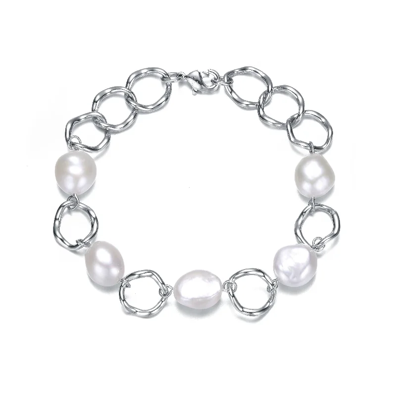 Breathtaking Jewelry, Breathtaking Prices Brigitte Pearl Midi Round Bracelet