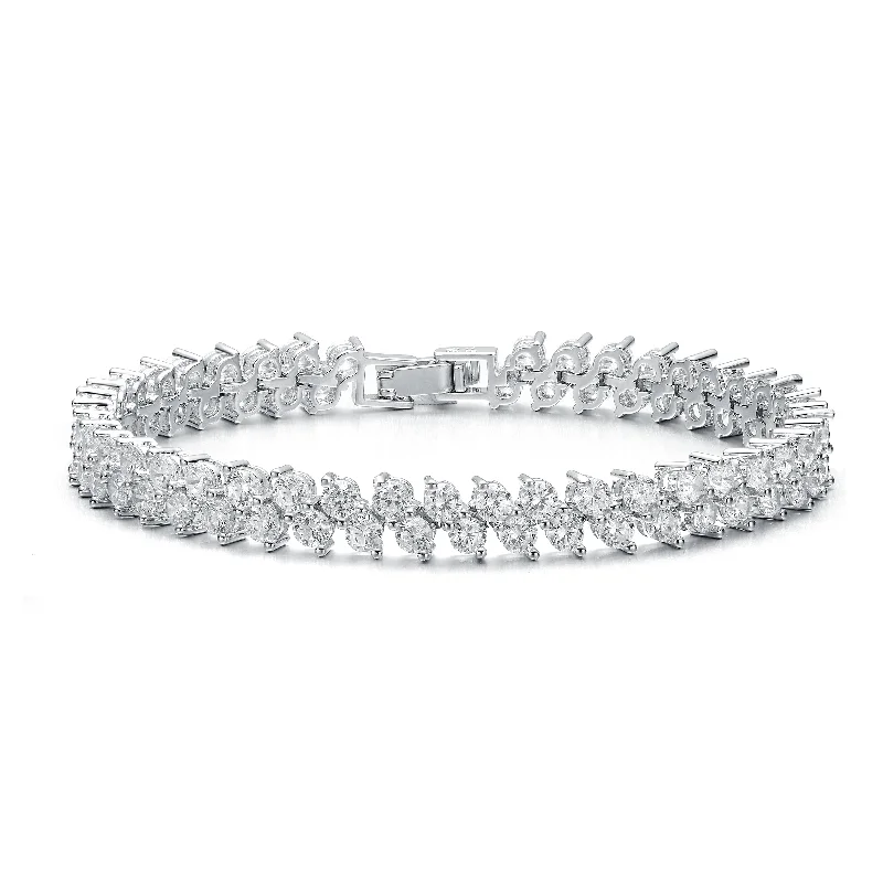 Last Chance To Shop High-End Jewelry At Markdown Prices Lierre Double Row Tennis Bracelet