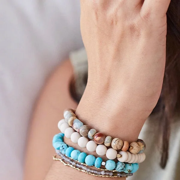 Best-Selling Jewelry Now Available At Special Deals Stone Stacking Mantra Bracelets