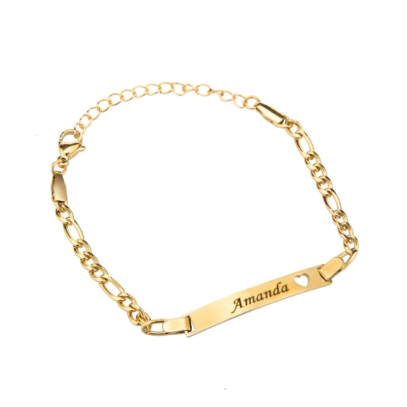 High-End Sparkle, Low-End Prices – Jewelry Sale Live Teenagers Plated Name Bracelet