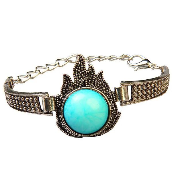 Holiday Jewelry Sale – Perfect Gifts At The Best Prices Urthn Antique Gold Plated Green Turquoise Stone Bracelet