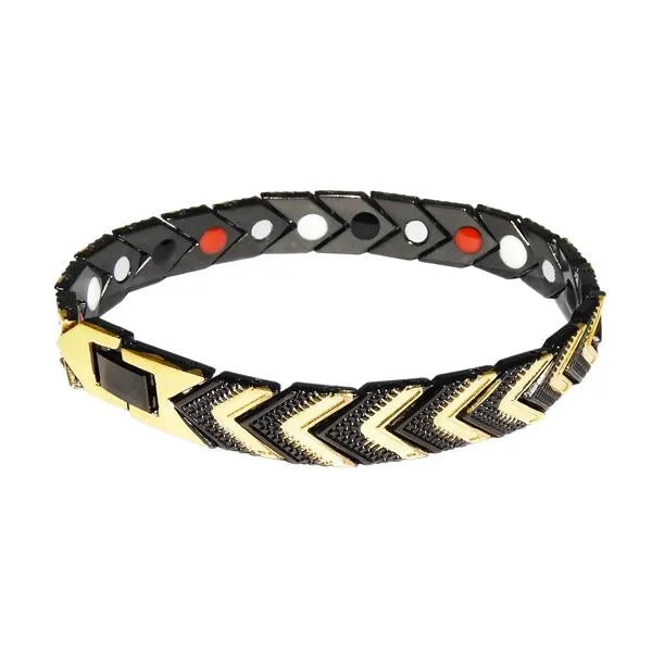 Buy More, Save More On Stunning Jewelry Designs Urthn Zinc Alloy 2 Tone Plated Chain Mens Bracelet - 1403604A