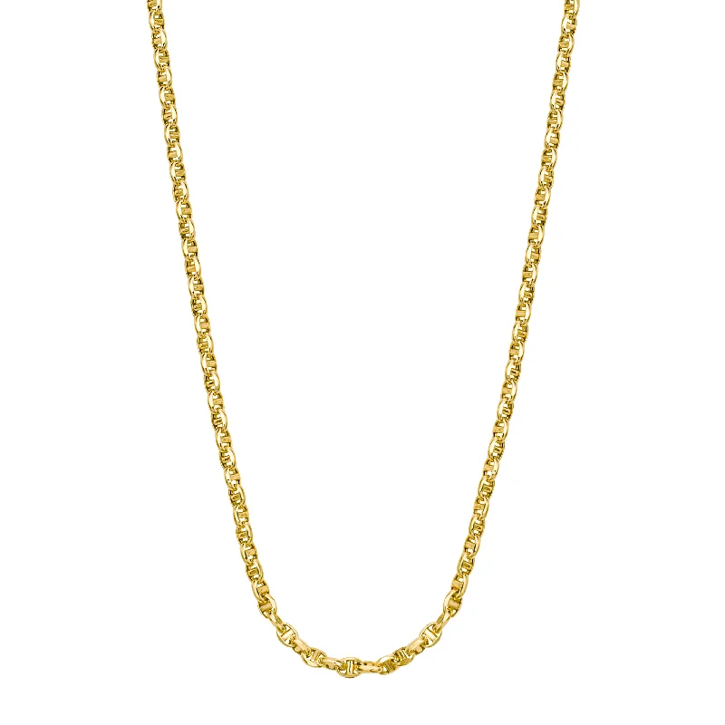 14K Gold 3mm Lite Anchor Chain