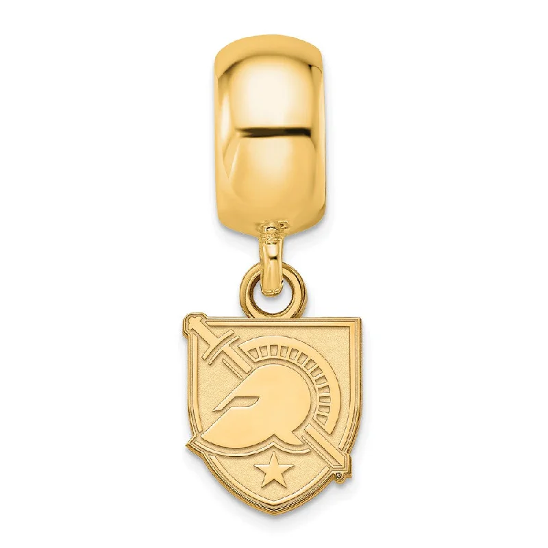 14k Gold Plated Silver U.S. Military Academy XS Dangle Bead Charm