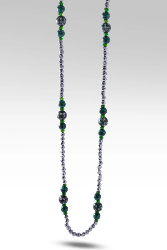 Beaded Mosaic Abalone Necklace™ in Janyl Adair