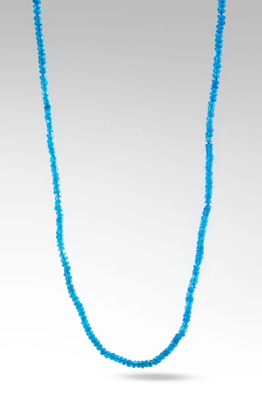 Beaded Neon Apatite Necklace™ in Watermark