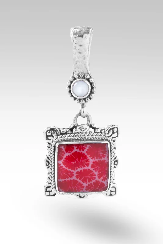 Believe Always Pendant™ in Red Indonesian Coral