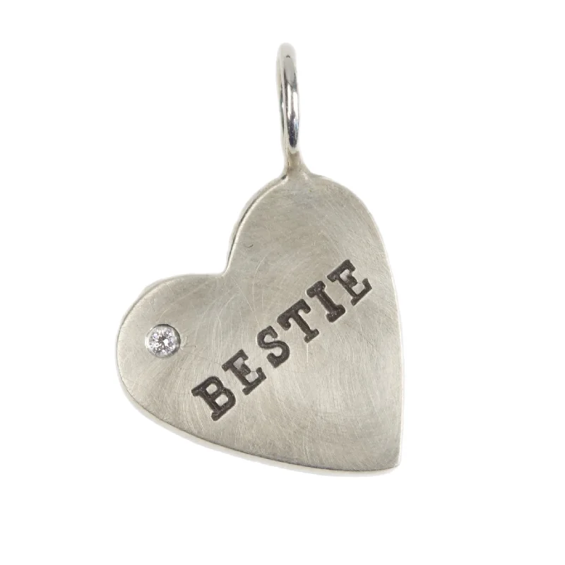 Bestie Heart Charm