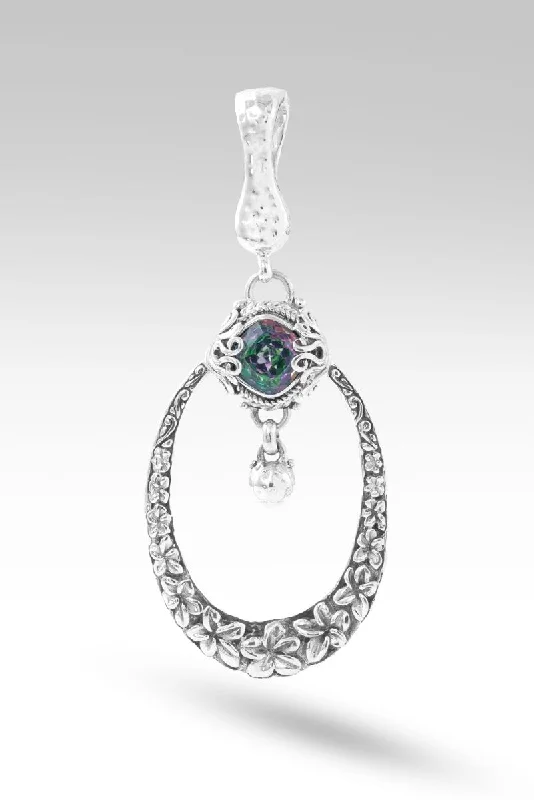 Blooming Joy Pendant II™ in Chrome Chameleon™ Mystic Quartz