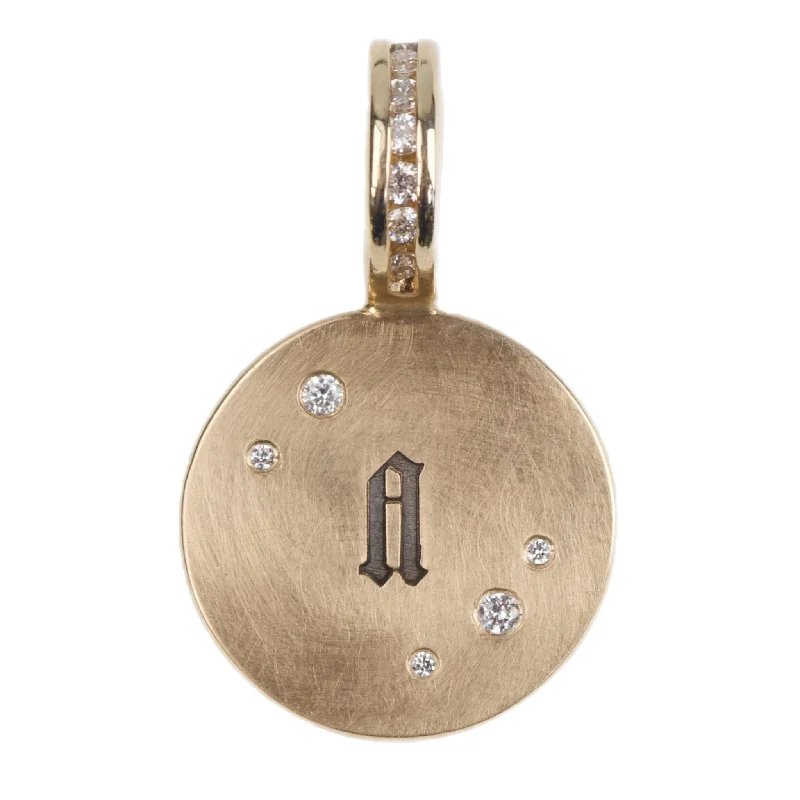 Single Initial Round Charm