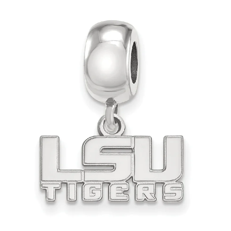 Sterling Silver Louisiana State University XS Dangle Bead Charm