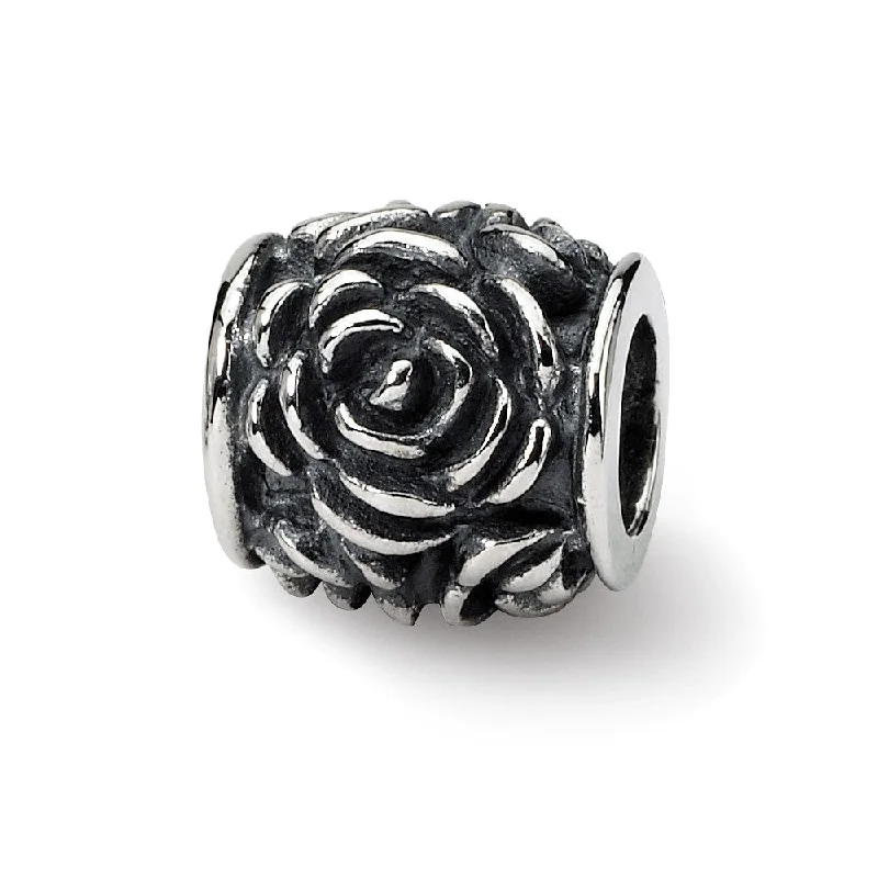 Sterling Silver Rose Bali Bead Charm