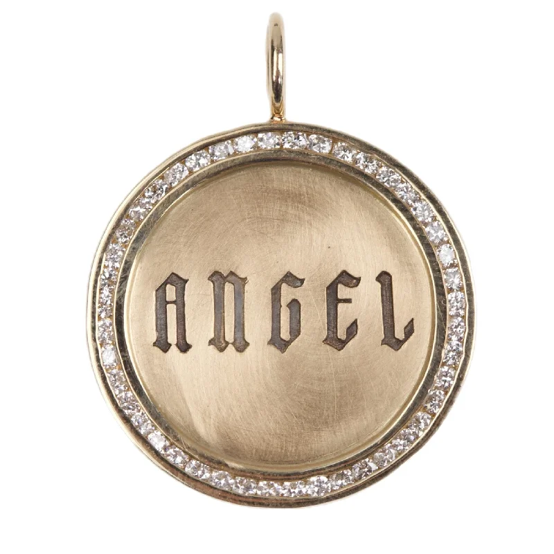 Single Name Channel Set Round Charm