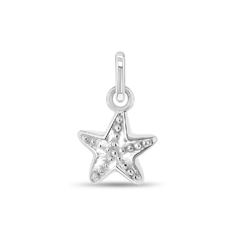 Starfish Kids / Children's / Girls for Charm Bracelet - Sterling Silver