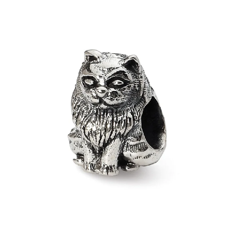 Sterling Silver Birman Cat Bead Charm