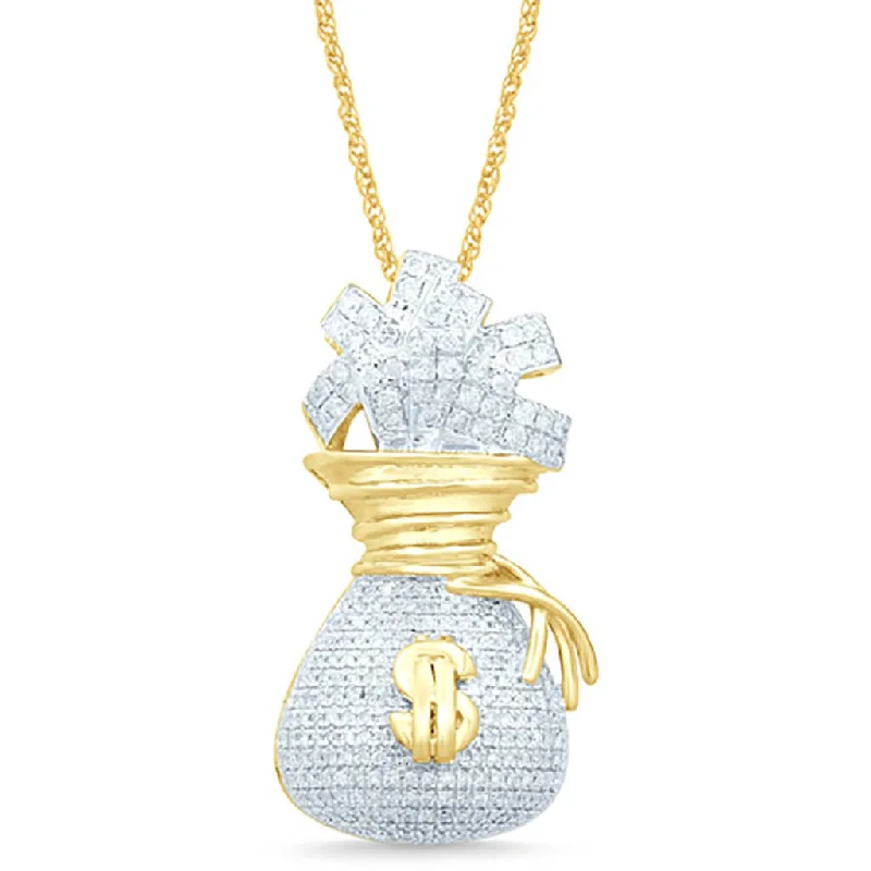 10K 0.87- 0.91CT D-MONEY BAGS