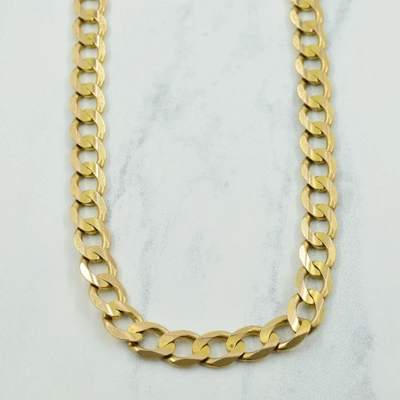 10k Yellow Gold Hallmark Cuban Link Chain | 20.5" |