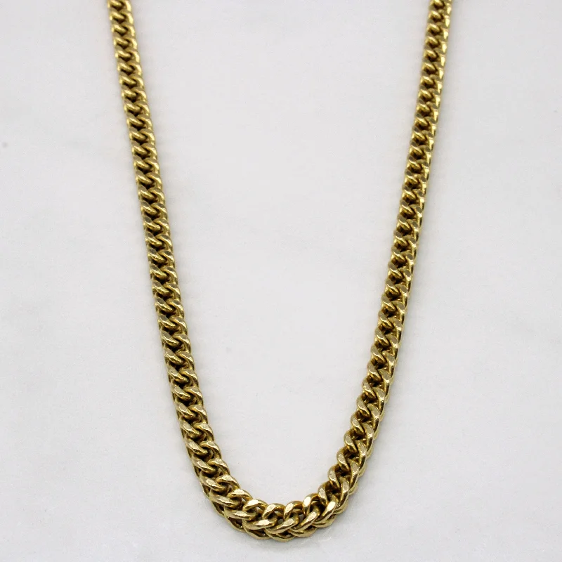 10k Yellow Gold Birdcage Link Chain | 20" |