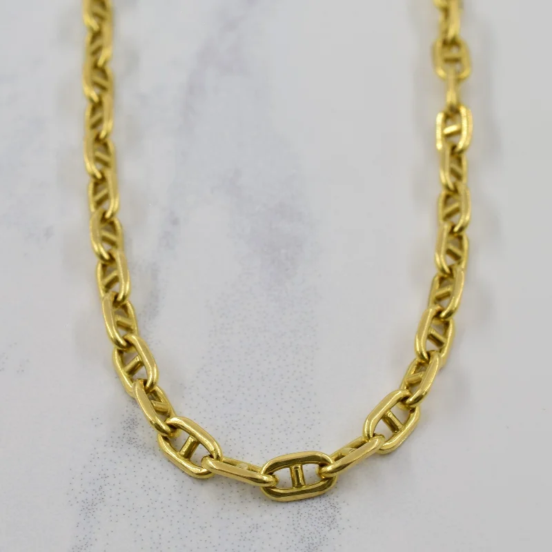 14k Yellow Gold Anchor Chain | 22.5" |