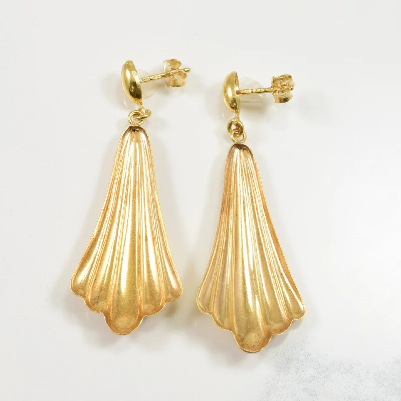 Exclusive Online Jewelry Sale – Don't Wait 14k Yellow Gold Drop Stud Earrings