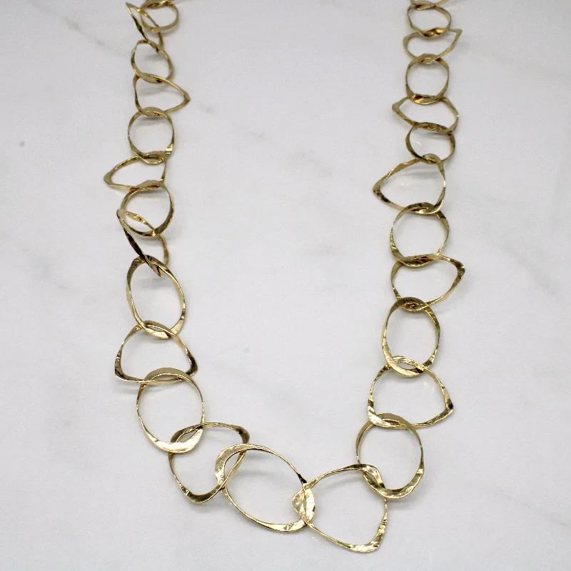 14k Yellow Gold Necklace | 34" |