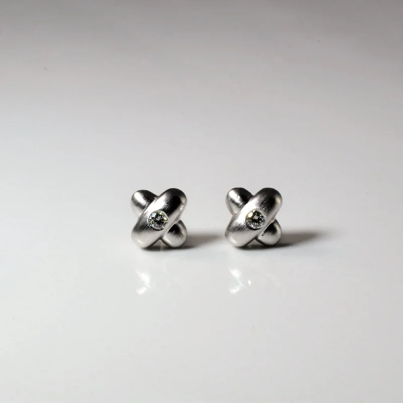 Luxury Jewelry At Unbeatable Discounts 18k White Gold Stud Earrings | 0.07ctw |