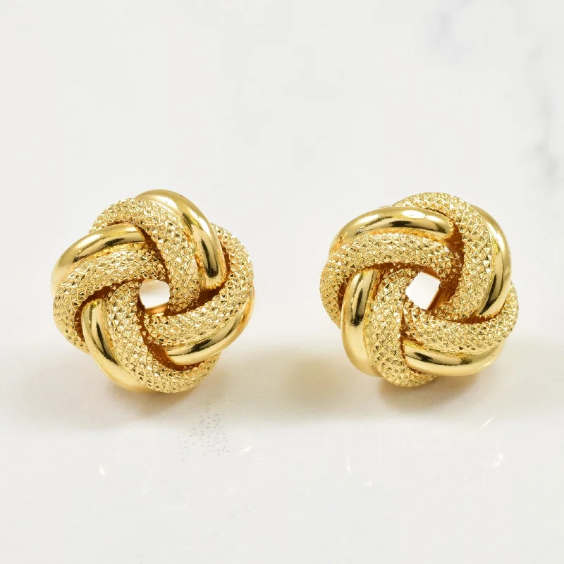 Last Chance To Shop High-End Jewelry At Markdown Prices 18k Yellow Gold Stud Earrings |