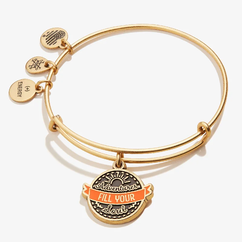 Upgrade Your Jewelry Collection For Less 'Adventures Fill Your Soul' Charm Bangle